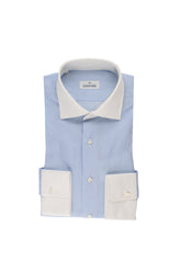 Alessandro Gherardi Bianco-Azzurro Contrast Shirt
